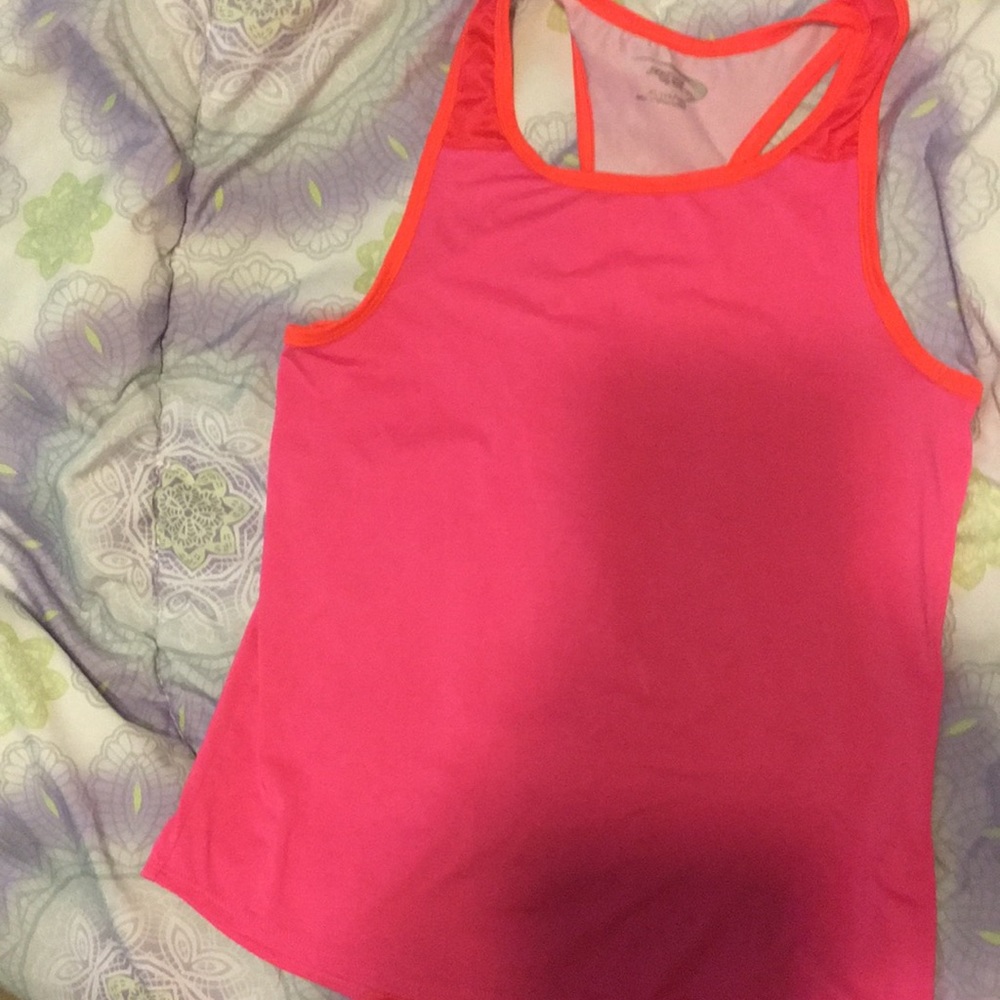 Pink work out shirt